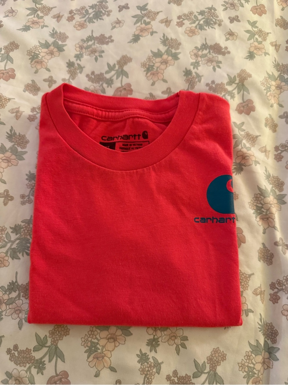 Carhartt toddlers Red Logo Crewneck T-Shirt